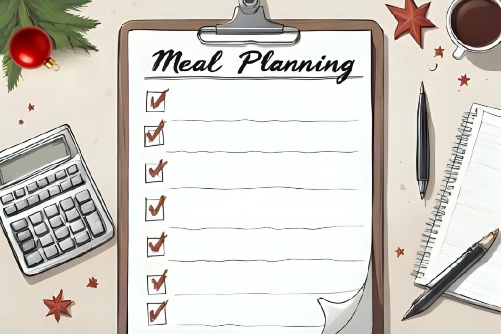 budget holiday meal planning checklist