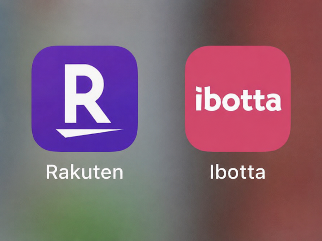 Rakuten and Ibotta icons