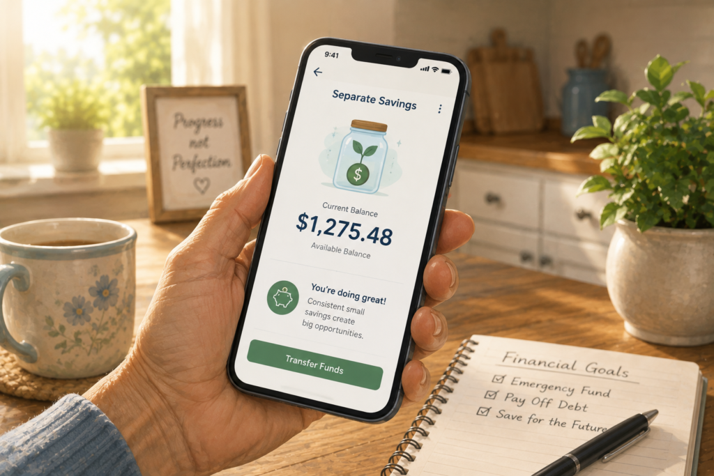 Using a digital sub account as a modern envelope system