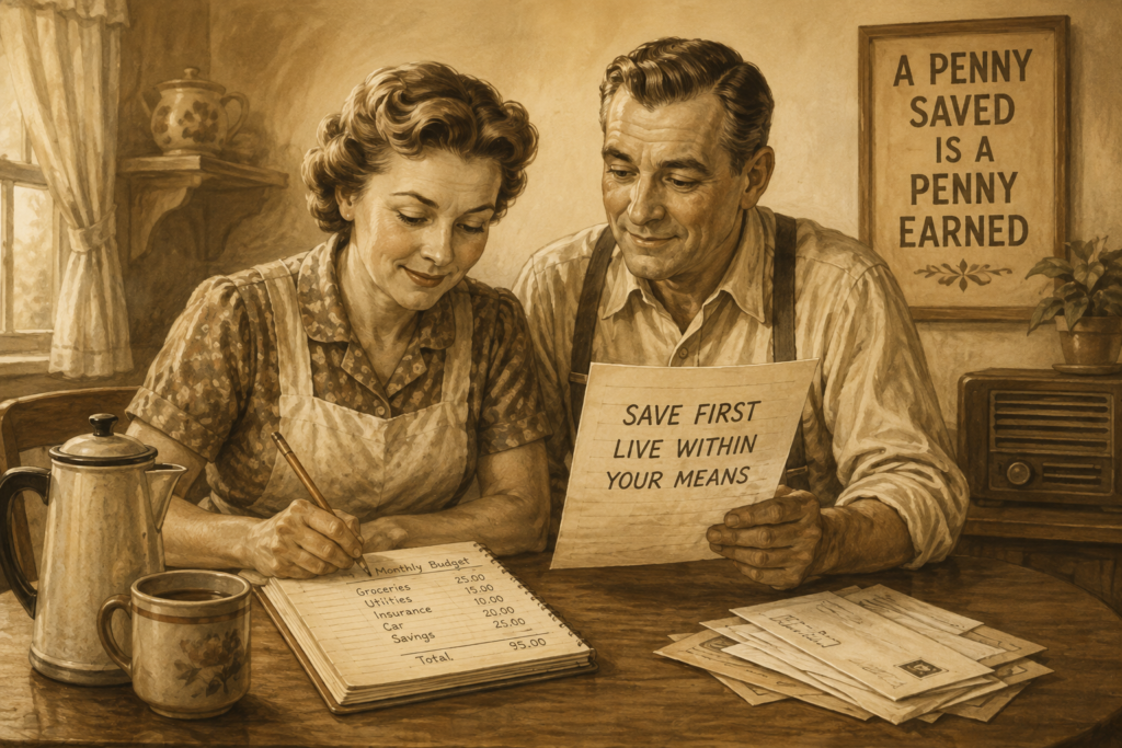Generational attitudes about self-reliance and shame around asking for help with money